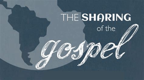 The Sharing Of The Gospel Christ Community Church