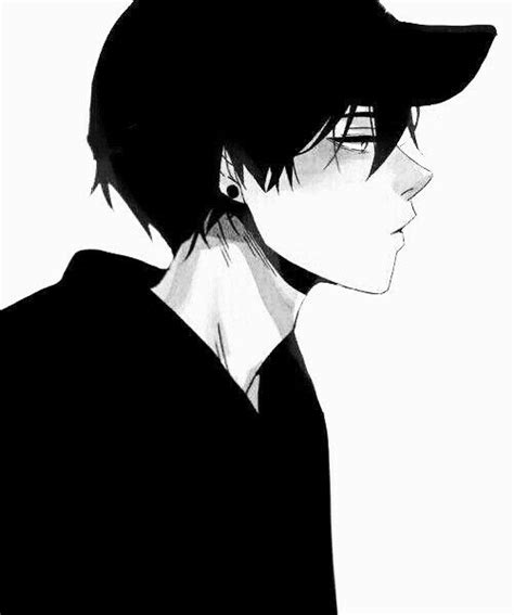 Black Anime Pfp Aesthetic Anime Boy Pfp Black And White Anime Images