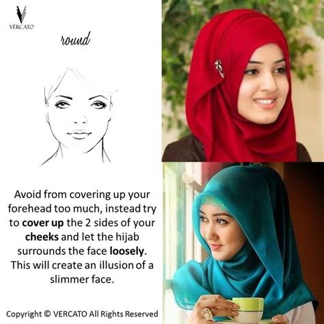 Hijab Tips For Round Face Shape Shop Muslimah Wear How To Wear Hijab Hijab