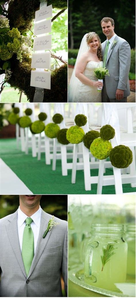 Green Weddings Give That Natural Clean And Simplistic Feeling