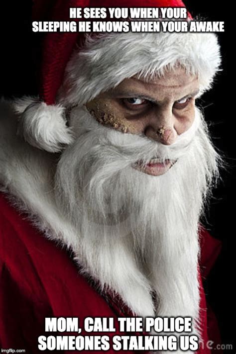 Scary Santa Imgflip
