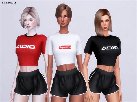 The Sims Resource Chloem Sports Top