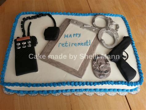 A reader submission showing vehicles outside a party hosted for a retiring police officer in violation of governor's social distancing order. Police Officer Retirement Cake (With images) | Retirement ...