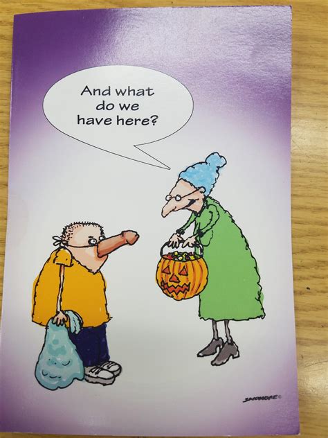 Humorous Greeting Card With A Halloween Flair Rfunny