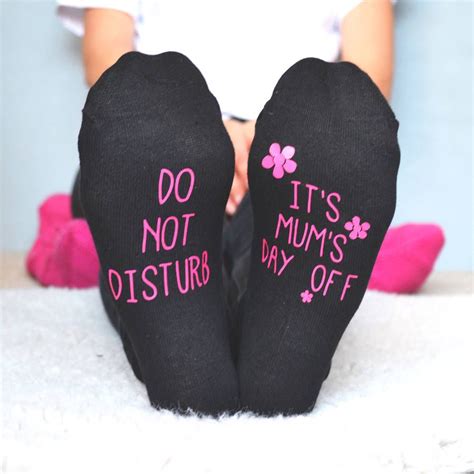 Mums Day Off Personalised Socks Personalized Socks Socks And Hosiery Cheeky Ts