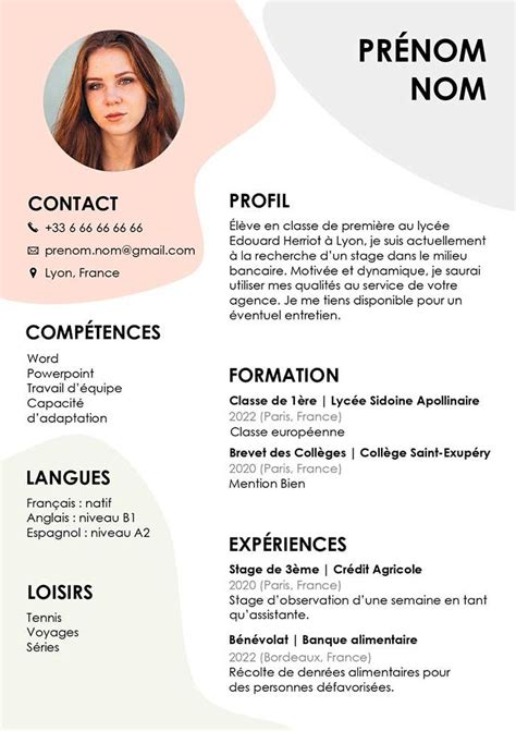 A Professional Resume Template With An Abstract Background And Pink White And Blue Colors On It