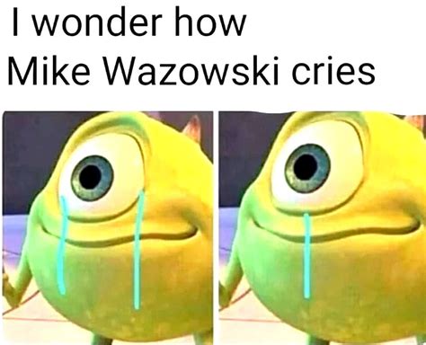 mike wazowski meme template