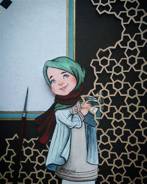 Silakan gunakan gambar animasi muslimah sahabat keren di bawah ini. gambar kartun muslimah 6 sahabat | Kartun, Gambar, Seni ...