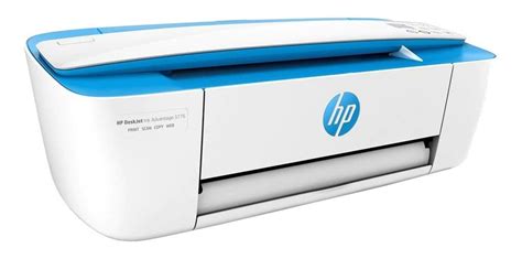 Impressora A Cor Multifuncional Hp Deskjet Ink Advantage 3776 Com Wifi Branca E Azul 100v240v
