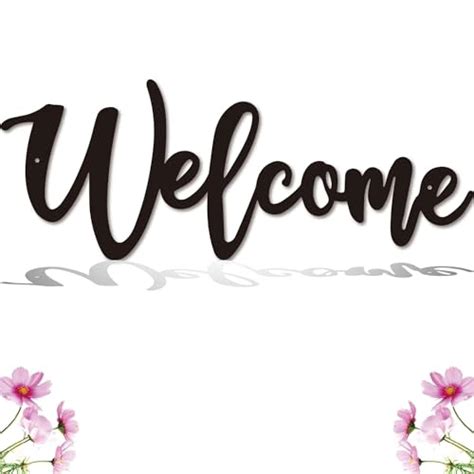 Welcome Metal Sign Welcome Wall Decorwelcome Signs Wall