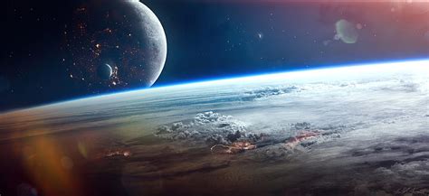 Sci Fi Planetscape Planet Space Hd Wallpaper Peakpx