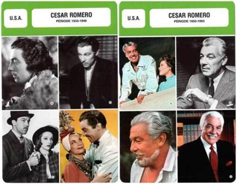 Fiche Cinema X2 Cesar Romero De 1933 A 1993 Usa Biographie