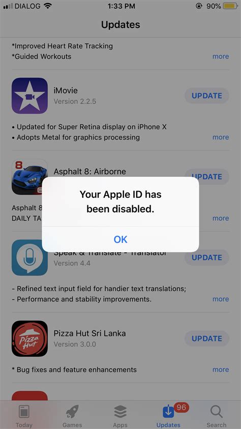 My Apple Id Is Disabled Cant Download An Apple Community
