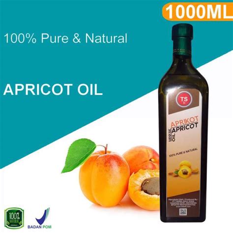 Jual Apricot Oil Minyak Aprikot TSBali 100 Murni Alami 1 Liter Di