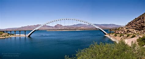 Panorama Of Theodore Roosevelt Lake Bridge Arizona Flickr