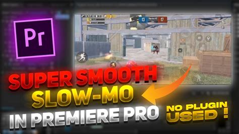 How To Do Super Slow Mo In Premiere Pro No Plugin Used Premiere Pro Slow Motion Tutorial