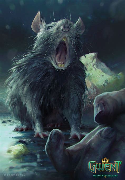 Rat Gwent Card Game Dungeons And Dragons Art Rats Witcher Monsters