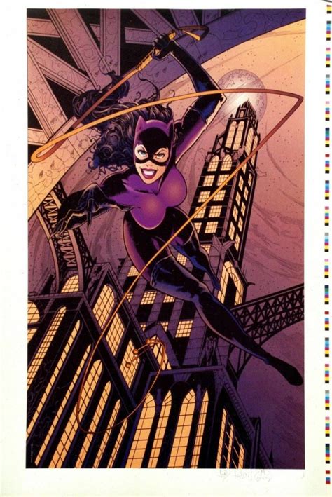 Wb Lithograph Of Catwoman Thief In The Night By Jim Balent Unsigned