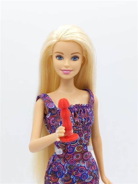 Barbie 16th Scale Dildo Sex Toy 3d Printed Pla Scale Etsy