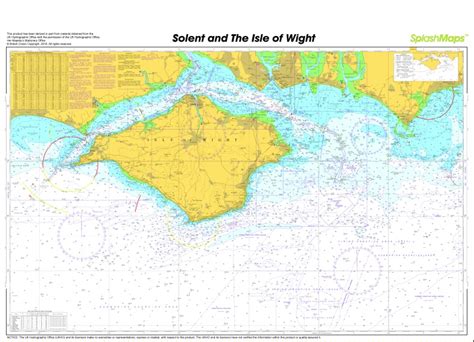 Southampton Water Isle Of Wight And Solent Splashmaps Chart