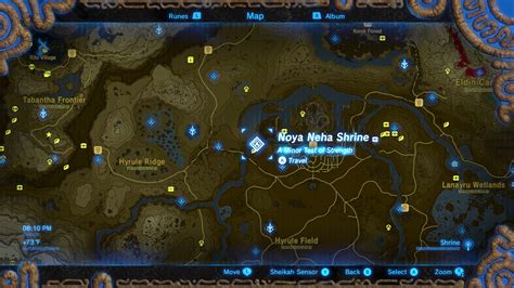 Zelda Breath Of The Wild Guide Noya Neha Shrine Location And Treasure