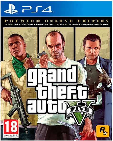 Gta V Gta 5 Premium Online Edition Playstation 4 Begagnade Spel