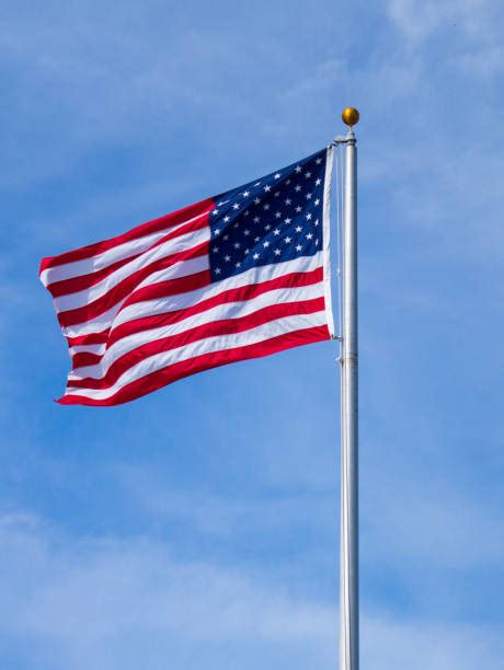 410 American Flag Pole Waving Stock Photos Pictures And Royalty Free