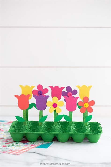 Egg Carton Garden Craft The Best Ideas For Kids