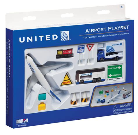 United Airlines Airport Playset The Flight Attendant Shop
