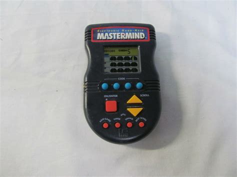 Vintage Milton Bradley Electronic Handheld Mastermind Game Works Ebay