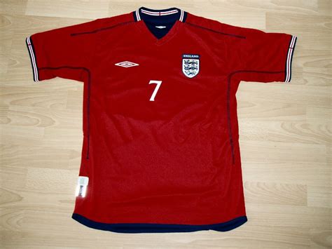 England soccer jersey football shirt 100% original m 2002 world cup ls new rare. England Away football shirt 2002 - 2004.