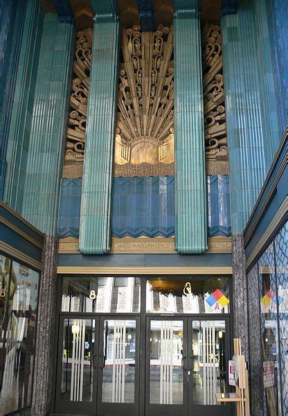 Detail On Entrance To Eastern Columbia Building Los Angeles