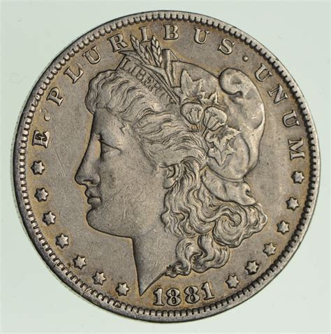 1881 O Morgan United States Silver Dollar 90 Eagle Reverse Early