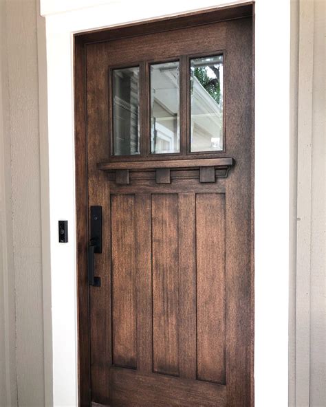Our New Front Door Mindfully Gray Craftsman Front Doors House