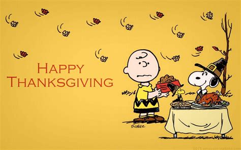 Peanuts Thanksgiving Wallpapers - Wallpaper Cave