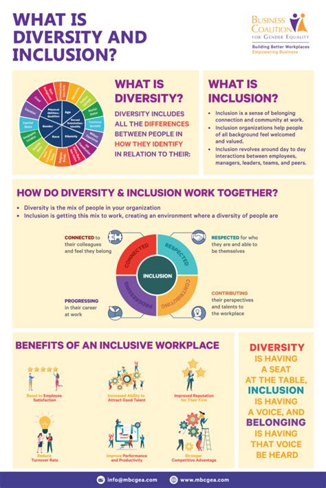 Diversity Equity And Inclusion Infographic