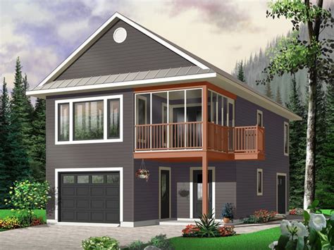 This 3 bay garage will enhance the beauty of an garage apartment plans or house plan with drive under garage. Garage Apartment Plans | Carriage House Plan with Tandem ...