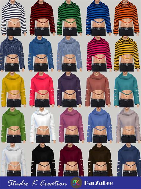 Male Crop Top The Sims 4 P1 Sims4 Clove Share Asia