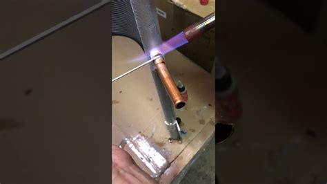 Copper To Aluminum Brazingsoldering Youtube