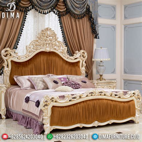 Best Furniture Tempat Tidur Mewah Jepara Klasik Jennie Df 1426