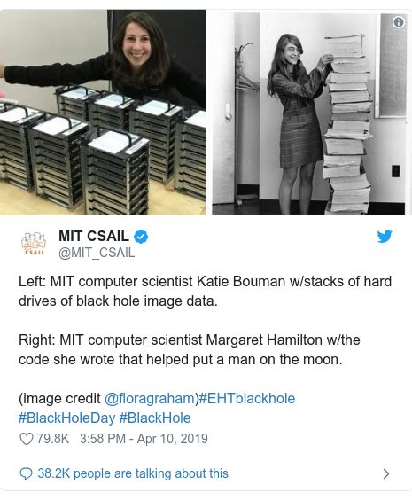 Katie Bouman The Woman Behind The First Black Hole Image Bbc News Computer Programming