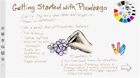 Take notes using the six writing tools, add pictures to your pages, and write over them. Microsoft's Plumbago note-taking app updated with ...