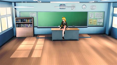 Dl Mmd Empty Classroom Stage By Maddoktor2 On Deviantart