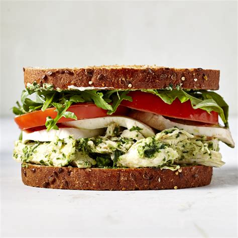 Pesto Chicken Salad Sandwich Recipe Myrecipes