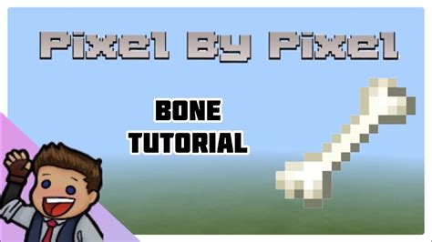 Bone Tutorial Pixel Art~minecraft Pixel By Pixel 🦴🦴 Youtube