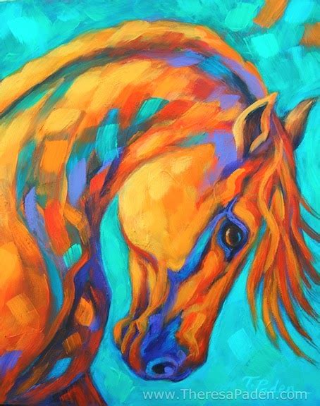Paintings By Theresa Paden Affordable Horse Painting In