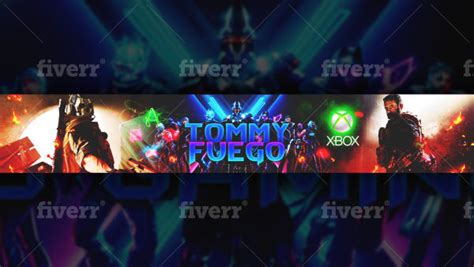 Create Awesome Gaming Youtube Banner Or Channel Art By Techyvishal15