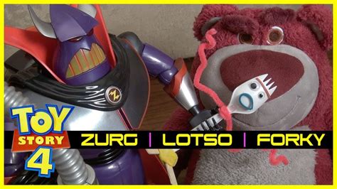 Toy Story 4 The Revenge Of Lotso Forky Zurg And Woody Buzz Lightyear