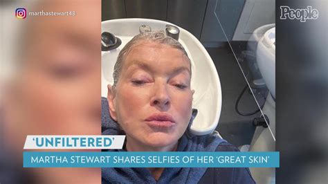 Martha Stewart Shares Salon Selfies Highlighting Her Great Skin