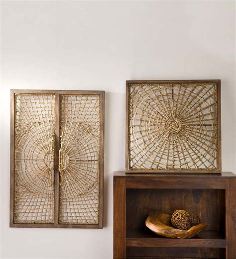 Shop for rattan wall art from the world's greatest living artists. Handwoven Rattan Square Wall Panel | VivaTerra